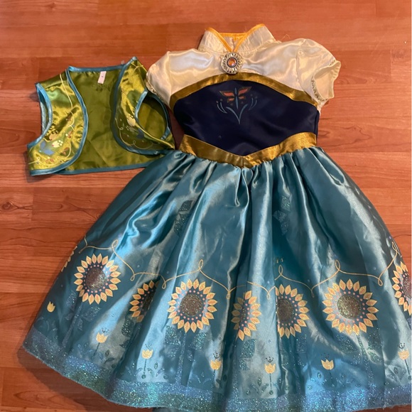 Disney store Frozen fever Anna dress